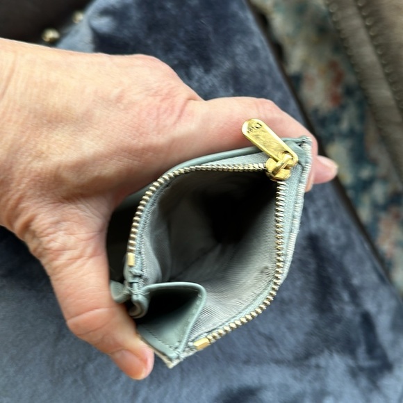 Christian Dior Gris Oblique Lotus Saddle Wallet - Picture 9 of 14